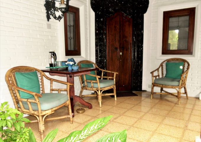 All cottages comes with a large porch.