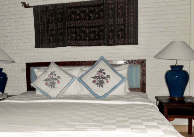 The spacious cottages are well-decorated.