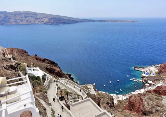 Review of Oia Castle Luxury Suites in Santorini.