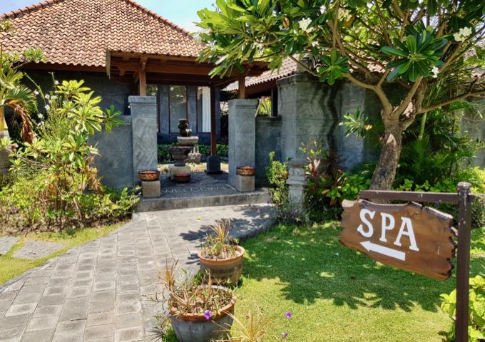 The spacious Drupadi Spa offers a good selection of treatments.