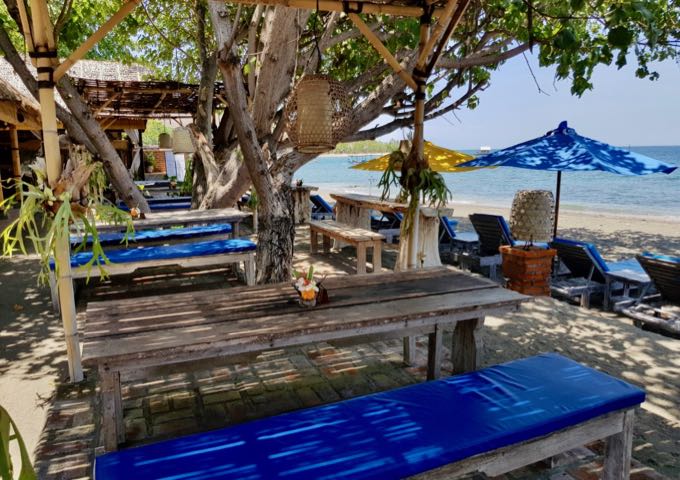 The restaurant gets plenty of natural shade.