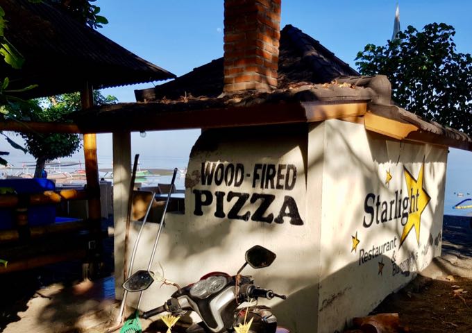 Starlight Restaurant is well-known for its pizzas.
