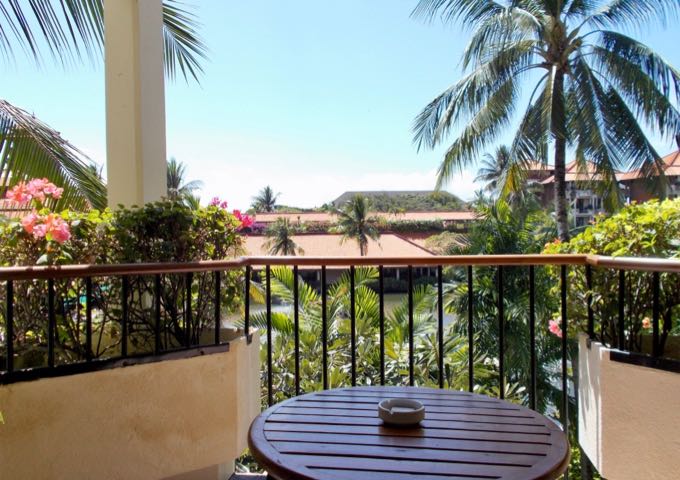 All rooms and suites come with balconies or patios.