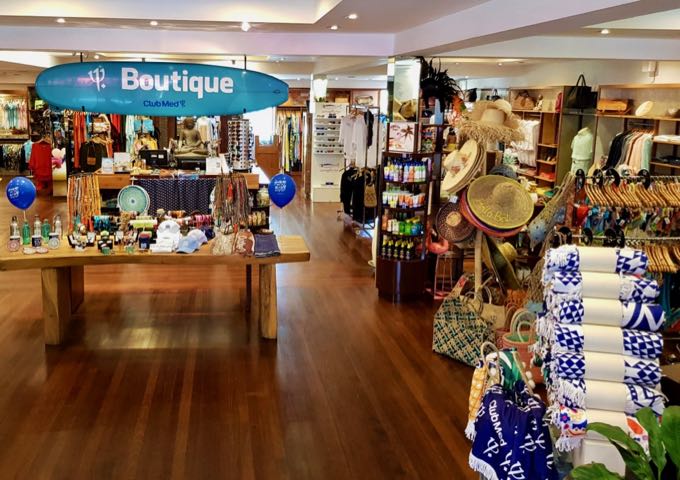 The Club Med Boutique has a wide selection of souvenirs and gifts.