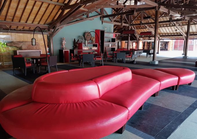 The Deck bar and lounge is by the main pool.
