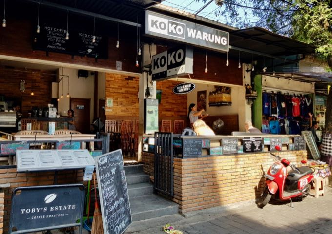 Another warung nearby, Koko, serves delicious and affordable fare.