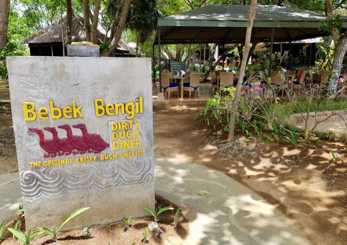 Bebek Bengil is renowned for its crispy duck.