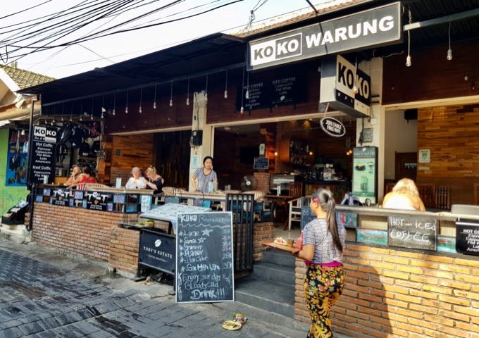 Coco Warung serves a range of tasty and affordable food and drinks.