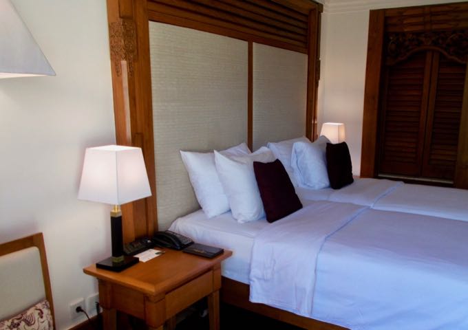 The comfortable rooms have understated furnishing.