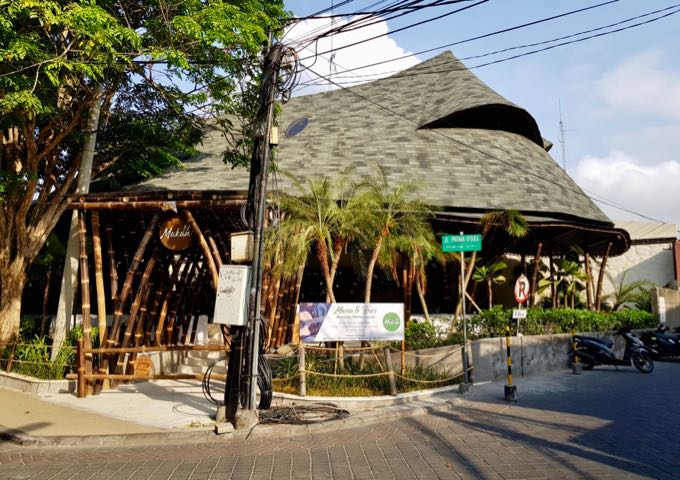 Makan Place beside the resort entrance has an impressive traditional design.