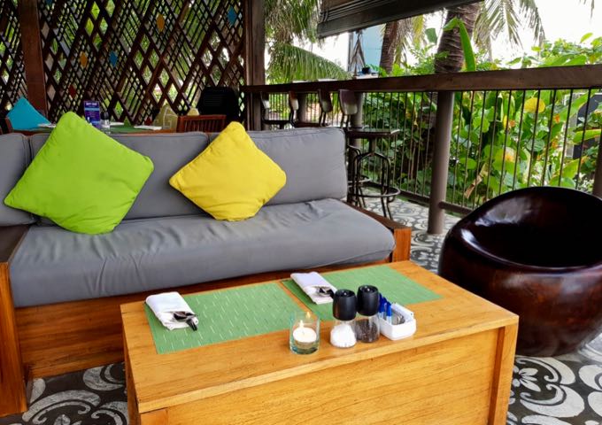The S.K.A.I. Beach Club offers great cocktails and tapas.