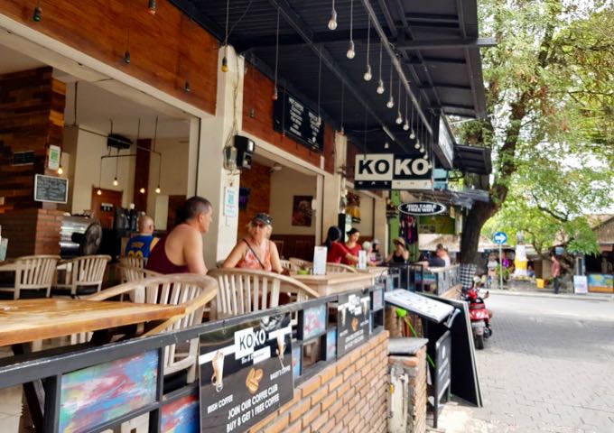 Koko cafe next door offers affordable and delicious meals.