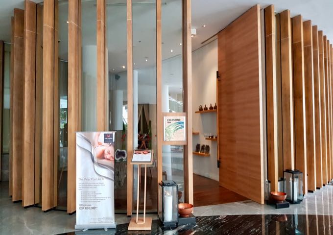 The Celestine Spa is located in the lobby.