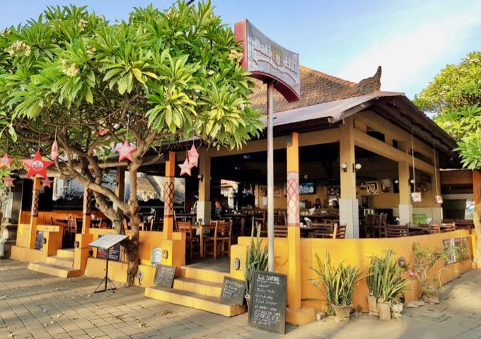 Bintang Bali nearby is an excellent pub by the sea.