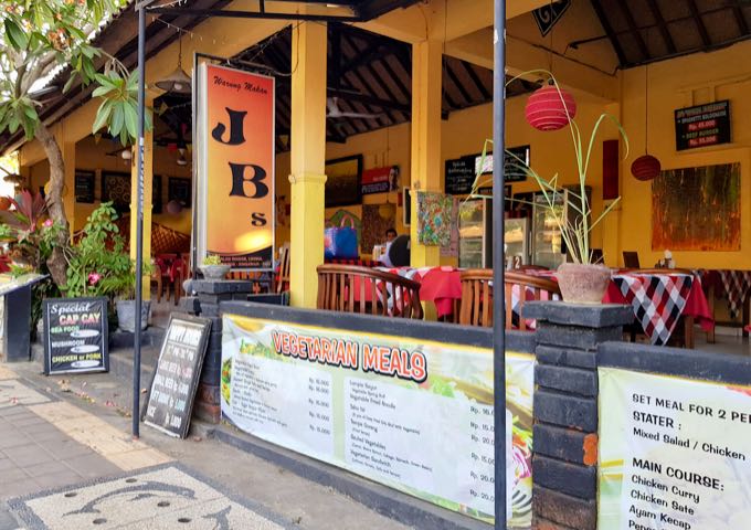 JB's in known for its extensive menu which includes several vegetarian meals.