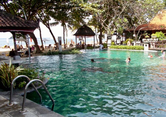 Review of Besakih Beach Hotel in Sanur, Bali.