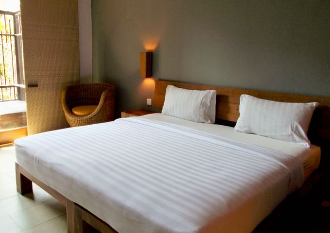 The spacious rooms comes with king beds.
