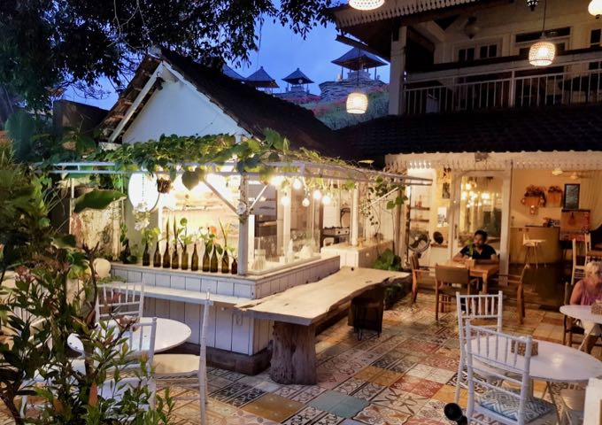 White House Sanur nearby serves contemporary Indonesian cuisine.