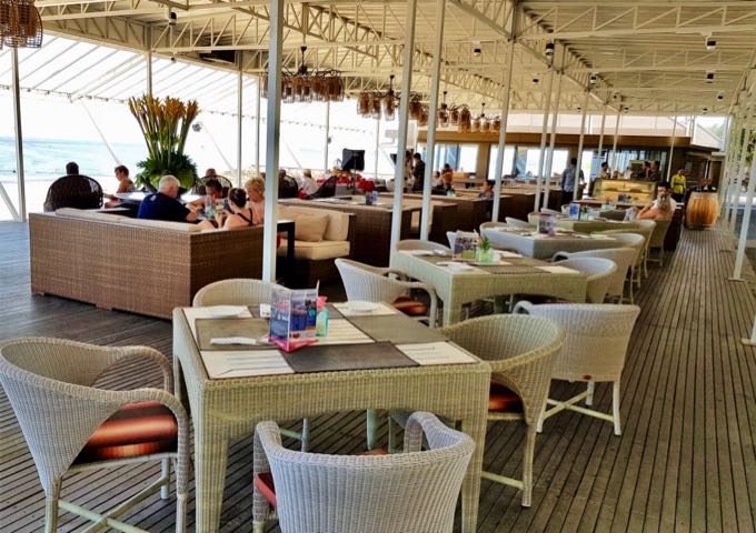 Lounge By The Sea serves seafood.