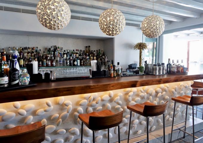 The Belvedere Bar is known for its cocktail menu and especially its exclusive martini list.