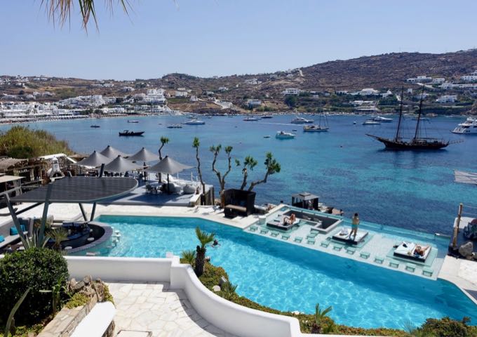 Review of Kivotos Mykonos Hotel in Mykonos, Greece.