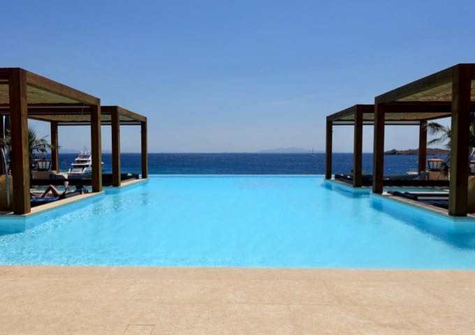 The second pool by the Oasis Lounge is an adults-only, saltwater pool.