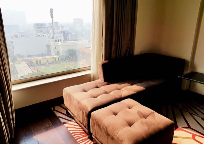 All rooms have corner sofas by the windows.