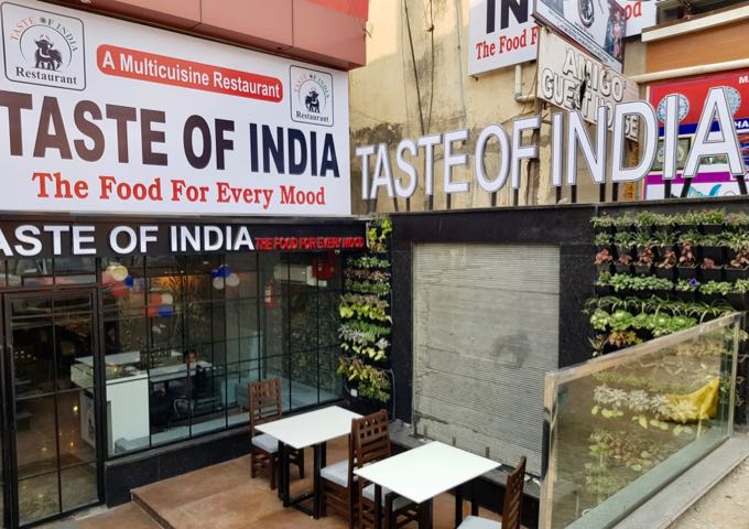 Taste of India nearby is also a good restaurant.