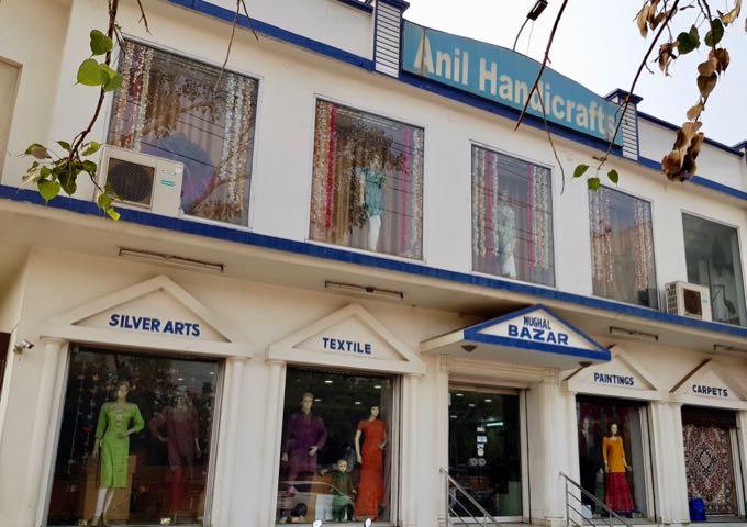The shops around the hotel mostly cater to Indian tourists.