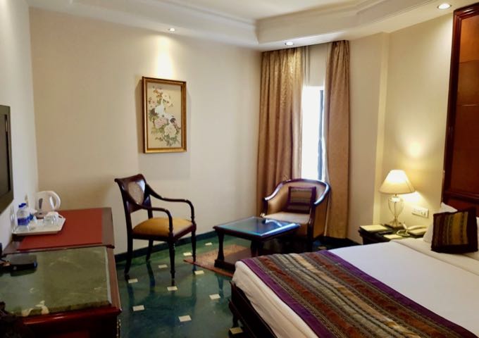 The spacious rooms have an understated charm.