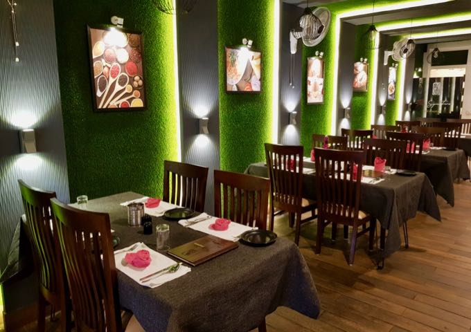 The Signature Restaurant is popular for its excellent food and decor.