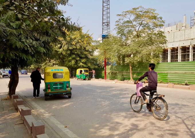 Auto-rickshaws are the most convenient means of transport.