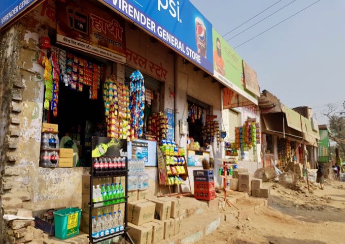 The shops and facilities on the main road are more for the locals.