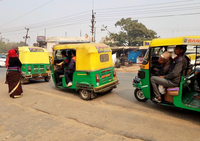Auto-rickshaws are the most convenient mode of transport.