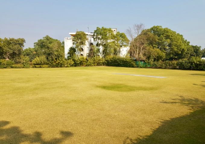 The hotel also boasts a full-size cricket pitch.