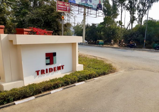 The Trident is located at a busy junction in downtown Agra.