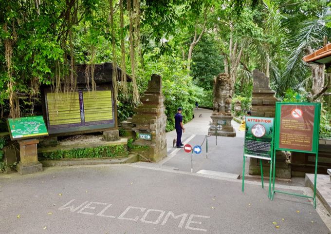 The Monkey Forest sanctuary is very close by.
