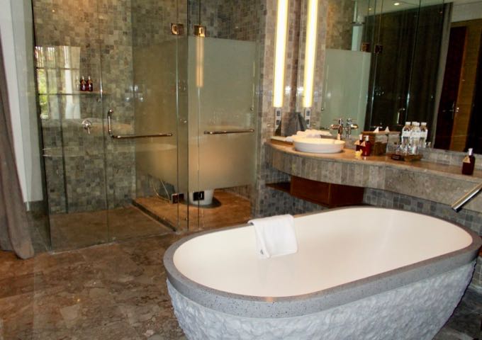 Suite Rooms feature opulent bathrooms.