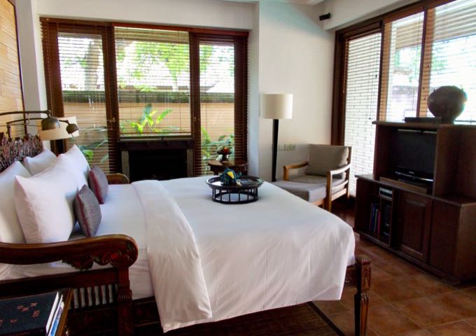 The suites feature a divine decor and plenty of windows.