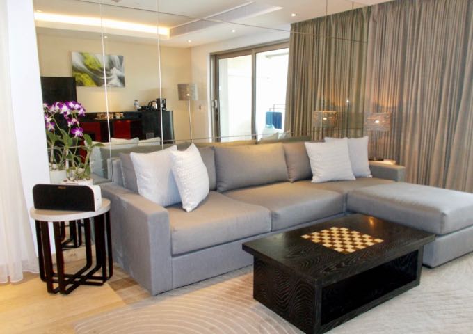 Large suites come with large living areas.