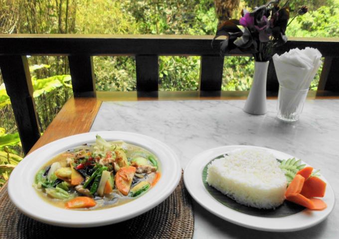 Murni’s Warung serves good traditional Indonesian food.