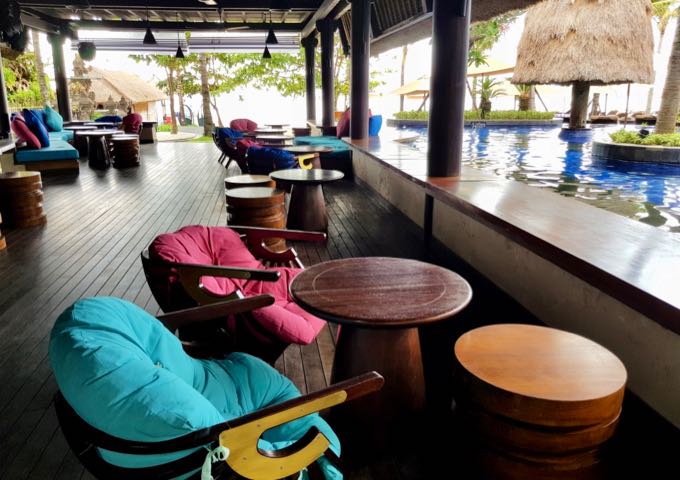 Nudi Beach Bar & Restaurant is located by the pool.