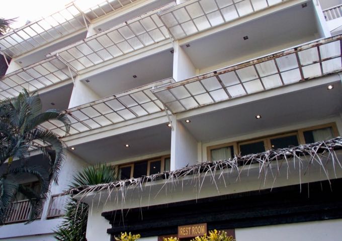 Most rooms have large balconies.