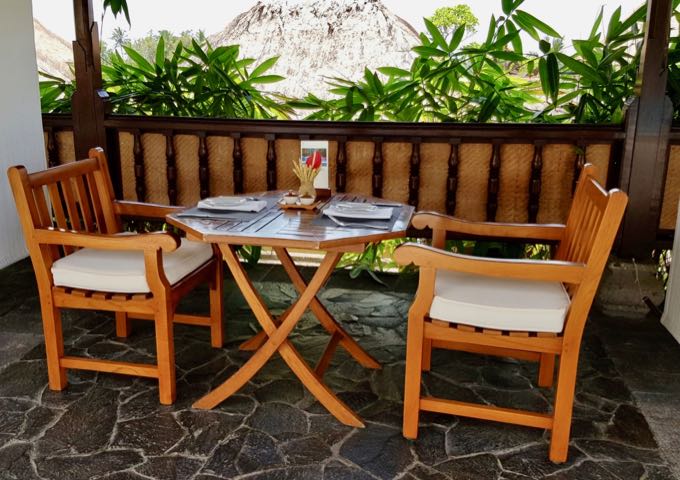 Aira Café by the pool serves casual meals.