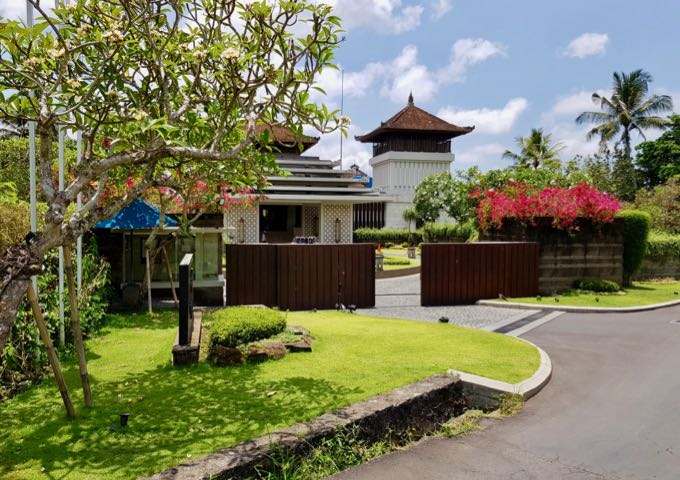 The resort has a very tranquil setting, away from the bustle of Ubud.