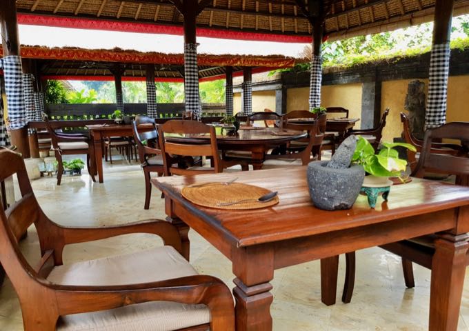 Bumbu Bali 2 nearby is owned by the same company as the hotel.
