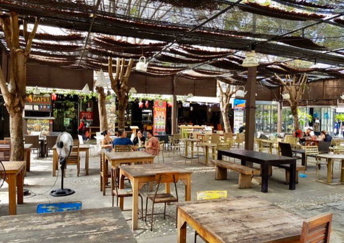 Kayu Aya Square features several delightful cafes and bars.