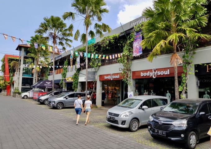 The Seminyak Square shopping center is within walking distance of the resort.