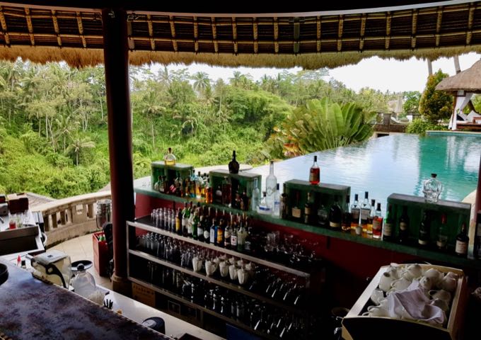 The Viceroy Bar had a good selection of wines, cocktails, and liquors.