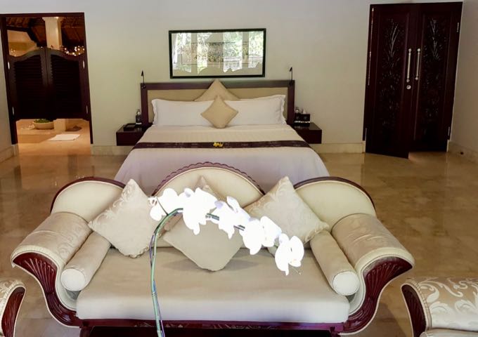 Villas have a lot of delightful old-fashioned furniture.